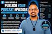 upload and professionally optimize your podcast episodes