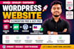 build dynamic wordpress website with elementor pro, acf pro and cpt