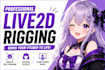 rig live2d vtuber model live2d rigging professional vtuber rigging