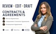 review, edit and draft your contracts and agreements