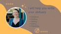 help you write write your obituary