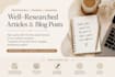 do article writing and content writing
