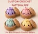 create custom crochet pattern PDF for your etsy shop