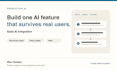 integrate one scoped ai workflow into your saas