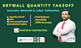 do accurate drywall quantity takeoff and material estimation