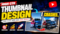 design a professional youtube thumbnail that boosts views