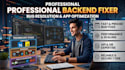 fix bug on your backend application