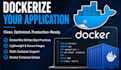 dockerize your application with a clean dockerfile