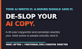 rewrite your ai generated copy so it sounds human
