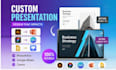 design a custom presentation deck, convert ai figma to canva powerpoint pptx