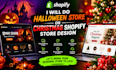 do halloween store design or christmas shopify store design
