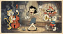 create 2d rubber hose tradition cartoon style