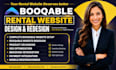 build booqable rental website, online booking, website redesign, rental website