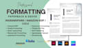 format manuscript ebook, upload paperback, typeset, amazon kdp print book, epub