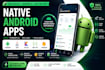 develop a native android app with a clean rest api