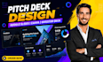 design goggle slide canva slide, or investor pitch deck for startup presentation