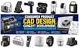 consumer product cad design, concept development, solidworks fusion360 modeling