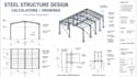 design steel structures with structural calculations and drawing