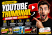 help you with designing a  youtube thumbnail