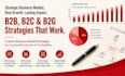 create b2b, b2c, and b2g business model strategies