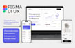 do figma UI UX,  website mockup, mobile app interface, prototypes figma design