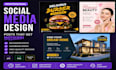 design professional social media post for instagram and fb