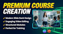 convert course script into ai presenter training video and presentation slides