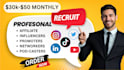 recruit high converting affiliate
