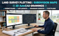 draft grading drainage plans erosion control from your topographic survey data