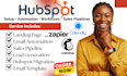 setup hubspot CRM, automation integration with gohighlevel, zapier, pipedrive