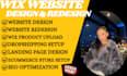 wix website design wix website redesign wix website development wix redesign