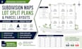 create subdivision maps, lot split plans and parcel layouts in autocad