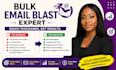 send bulk email blast, cold email campaign and email marketing