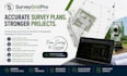 construction staking layouts and building pad elevation plans from survey data