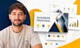 design business proposal presentation, winning proposal deck, executive slides