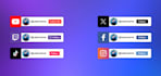 create custom animated social media popups