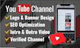create and setup youtube channel