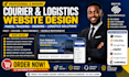 build courier website parcel tracking website squarespace website