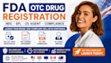 do fda otc drug registration, ndc, spl and us agent service
