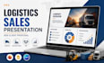 design logistics sales presentation and manufacturing client proposal