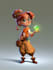 draw 2d game character illustration