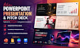 design powerpoint pitch deck presentation design