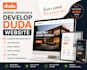design, redesign, customize, and develop a duda website