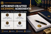 draft legally binding licensing and royalty agreements