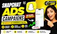 setup snapchat ads campaign for ecommerce sales