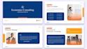 design an economic consulting presentation powerpoint