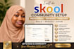 setup skool community setup skool online community manager skool ads skool ads