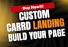 create carrd landing page
