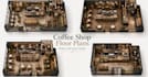draft café floor plans for coffee shop startups