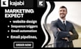 setup kajabi email pipelines, automated broadcasts, and sequence triggers